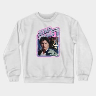 The Scoundrel (pink starfield, original border) Crewneck Sweatshirt